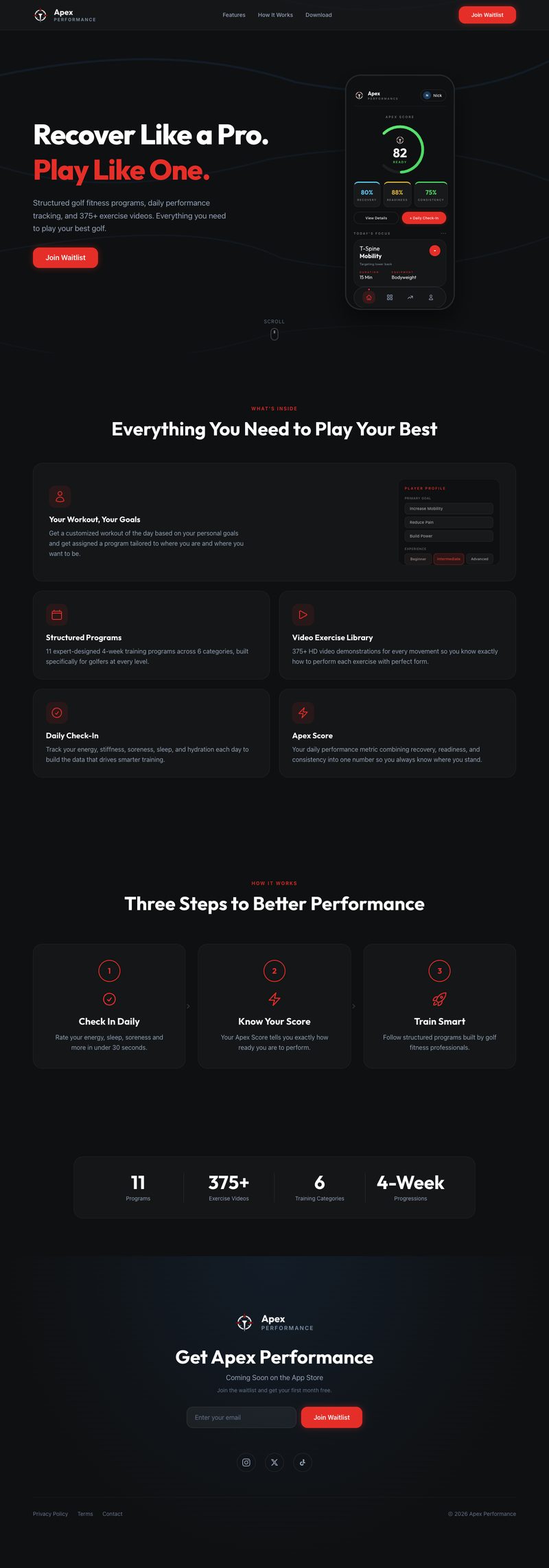 Apex Performance — Performance training